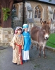 Mary Joseph and donkey